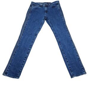 AG Adriano Goldschmied Prima Ankle Pintucked Cigarette Stretch Jeans Size 27